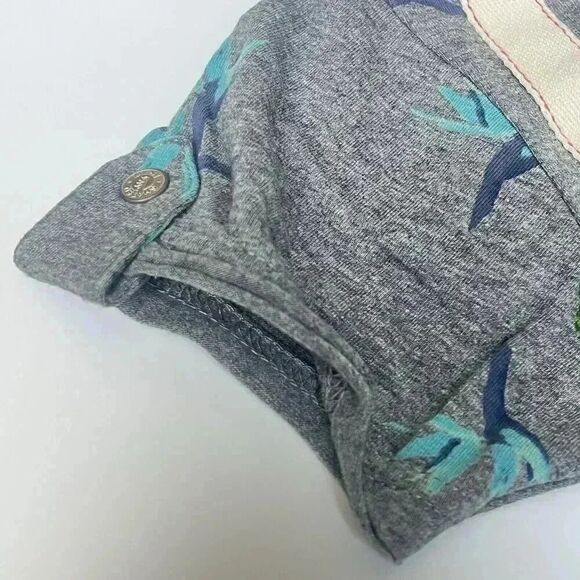 NWT Mini Shatsu Aloha Suspenders Polo Tropical/Birds Grey Toddler Boy 2T - Picture 11 of 13